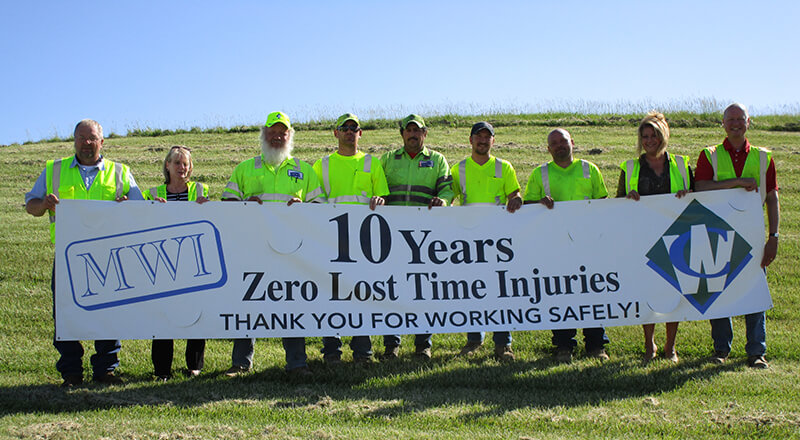 MWI Celebrates 10 Years of Safety