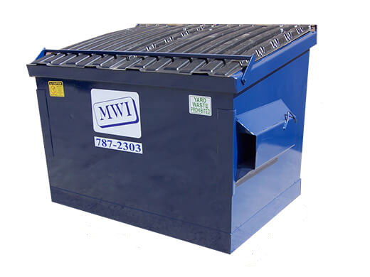 Millennium Waste 4 yard dumpster rental.