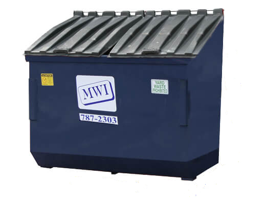 Millennium Waste 6 yard dumpster rental.